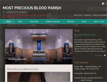 Tablet Screenshot of mpbparish.com